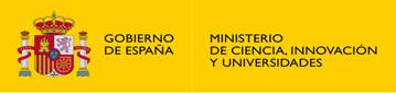 Logo ministerio de ciencia, innovación y universidades